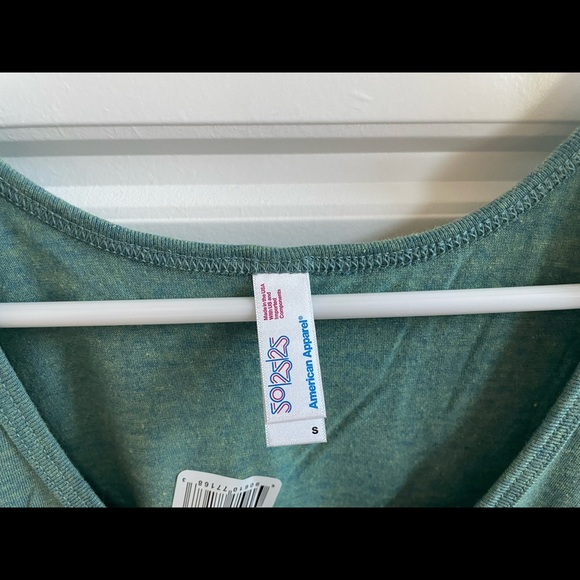 American Apparel Unisex Tri-Blend Tank Size Small Tri Lemon - Picture 5 of 10